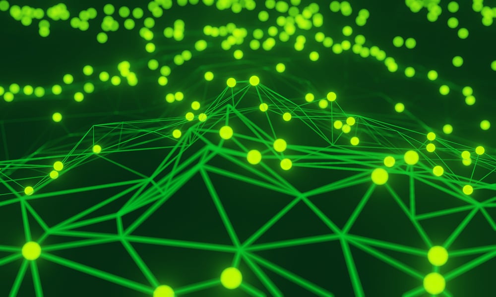 Green Futuristic Background